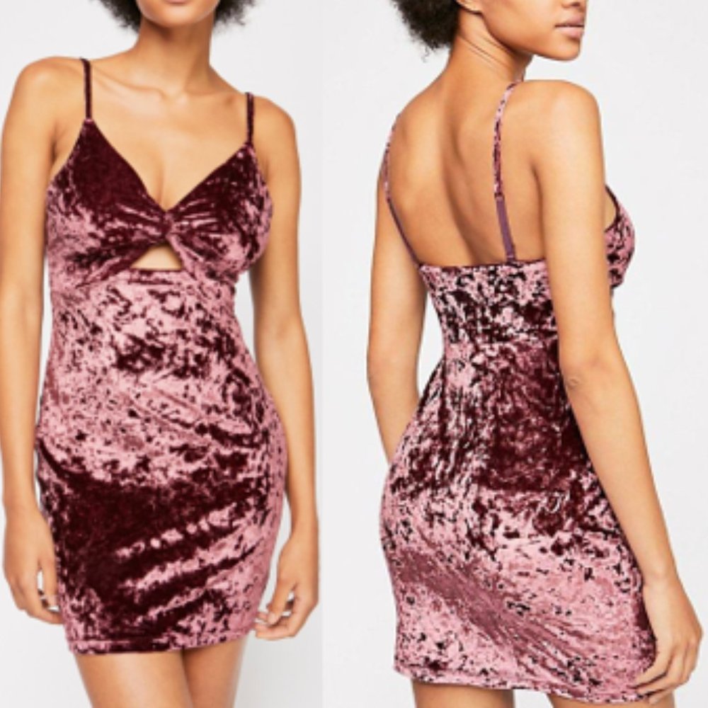 NEW Free People Velvet Bodycon